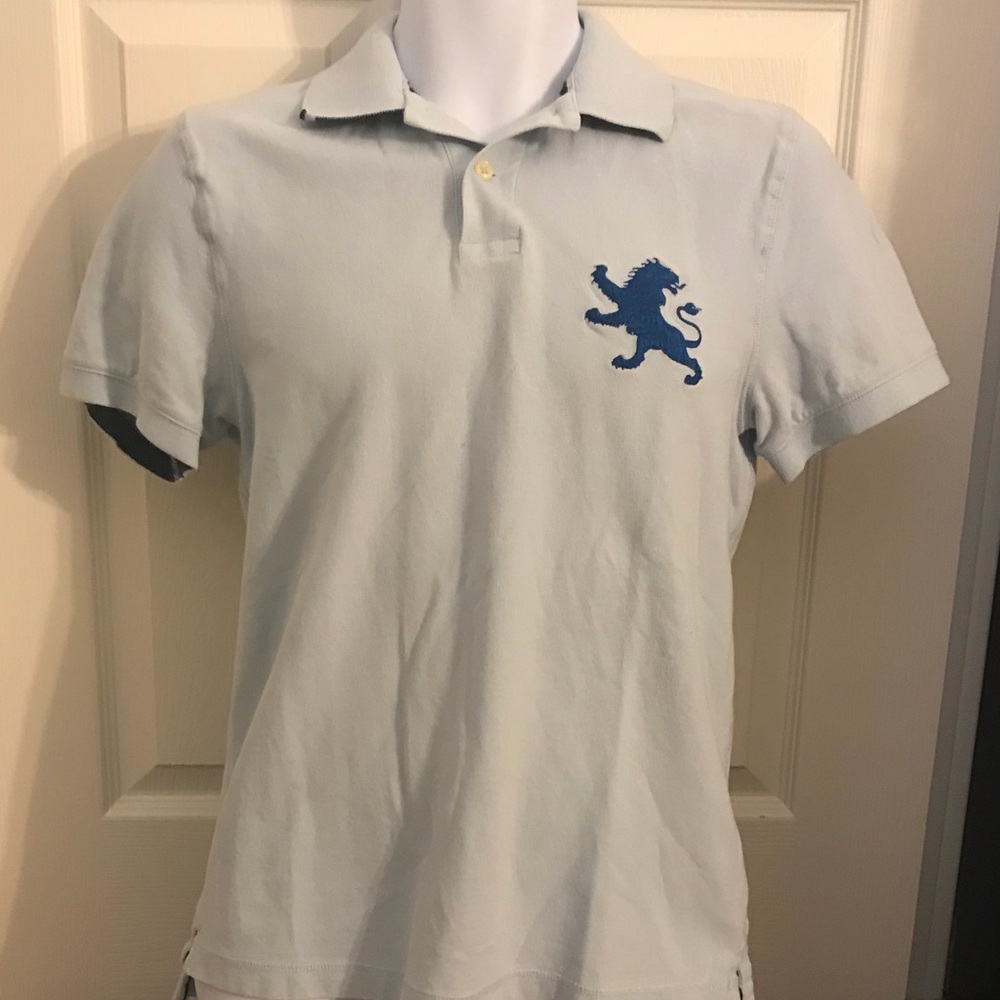 Men’s Express Baby Blue Polo Sz Small